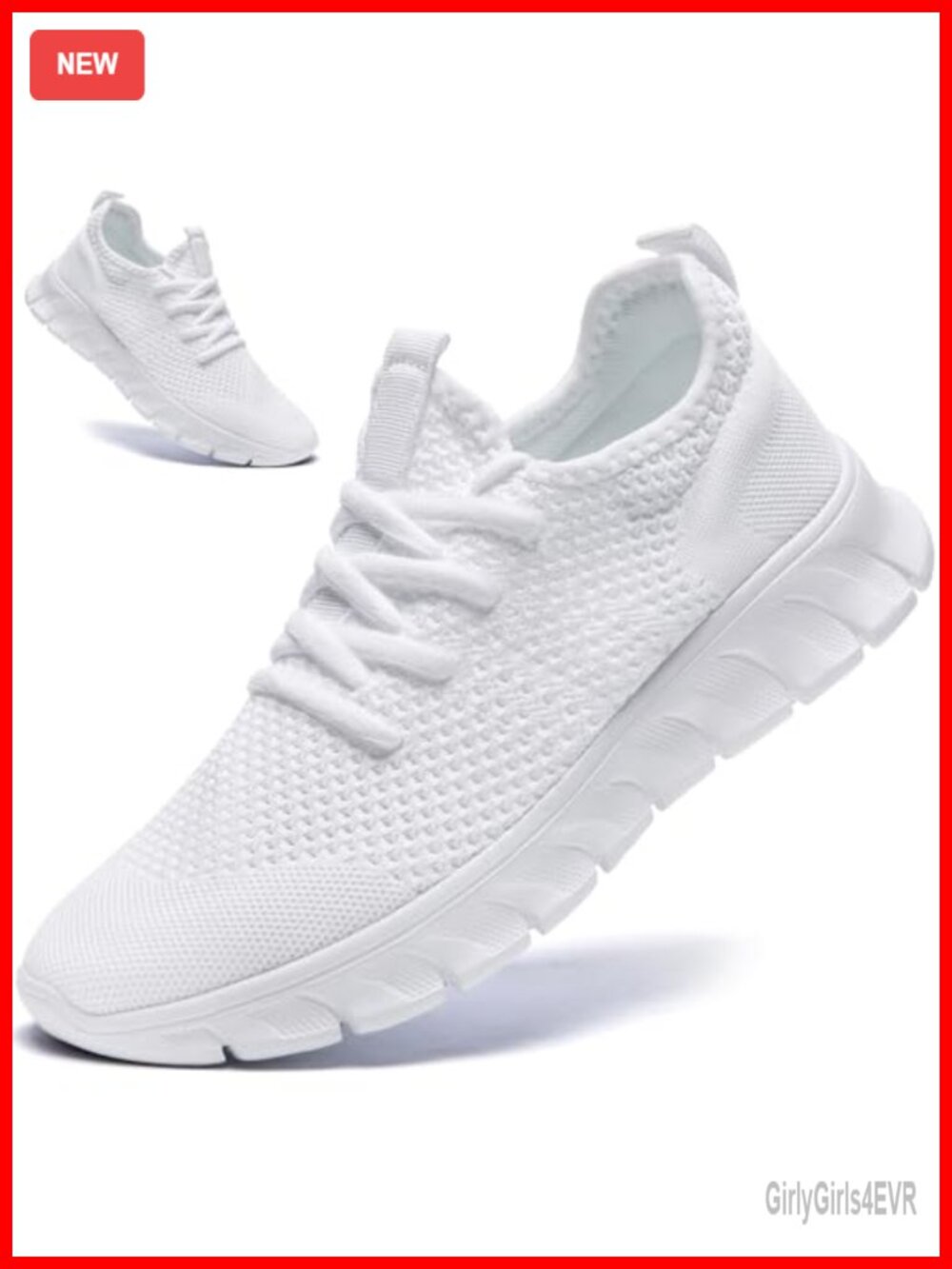 Lightweight Slip-On Women's Tennis Running Shoes Breathable Athletic Sneakers